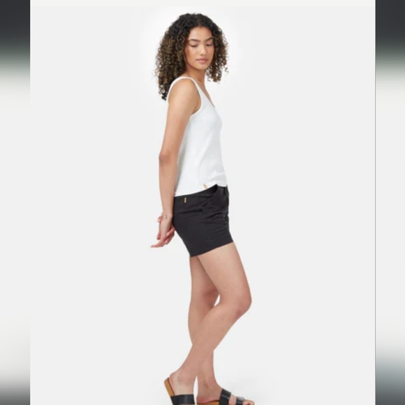 TenTree High Waist Twill Shorts - Picture 6 of 10